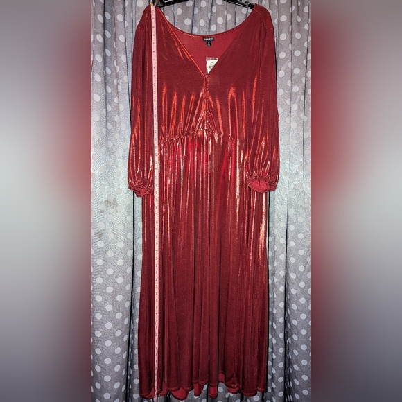 Liquid Knit Tea Length Dress 3x/22-24 - Picture 8 of 14